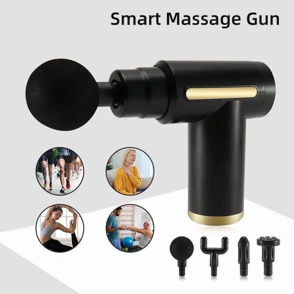Smart Massage Gun Deep Tissue Muscle Massager | Portable Percussion Therapy Device for Pain Relief & Muscle Recovery