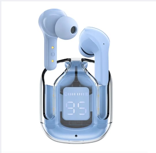Wireless Bluetooth Earbuds with LED Display – Noise Cancelling TWS Earphones | HiFi Stereo Sound | Touch Control | Charging Case | Compatible with iPhone & Android