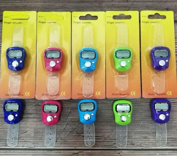 Digital Finger Tally Counter – Electronic Hand Click Counter with Adjustable Finger Ring | LCD Display for Prayer, Sports, Events & Inventory