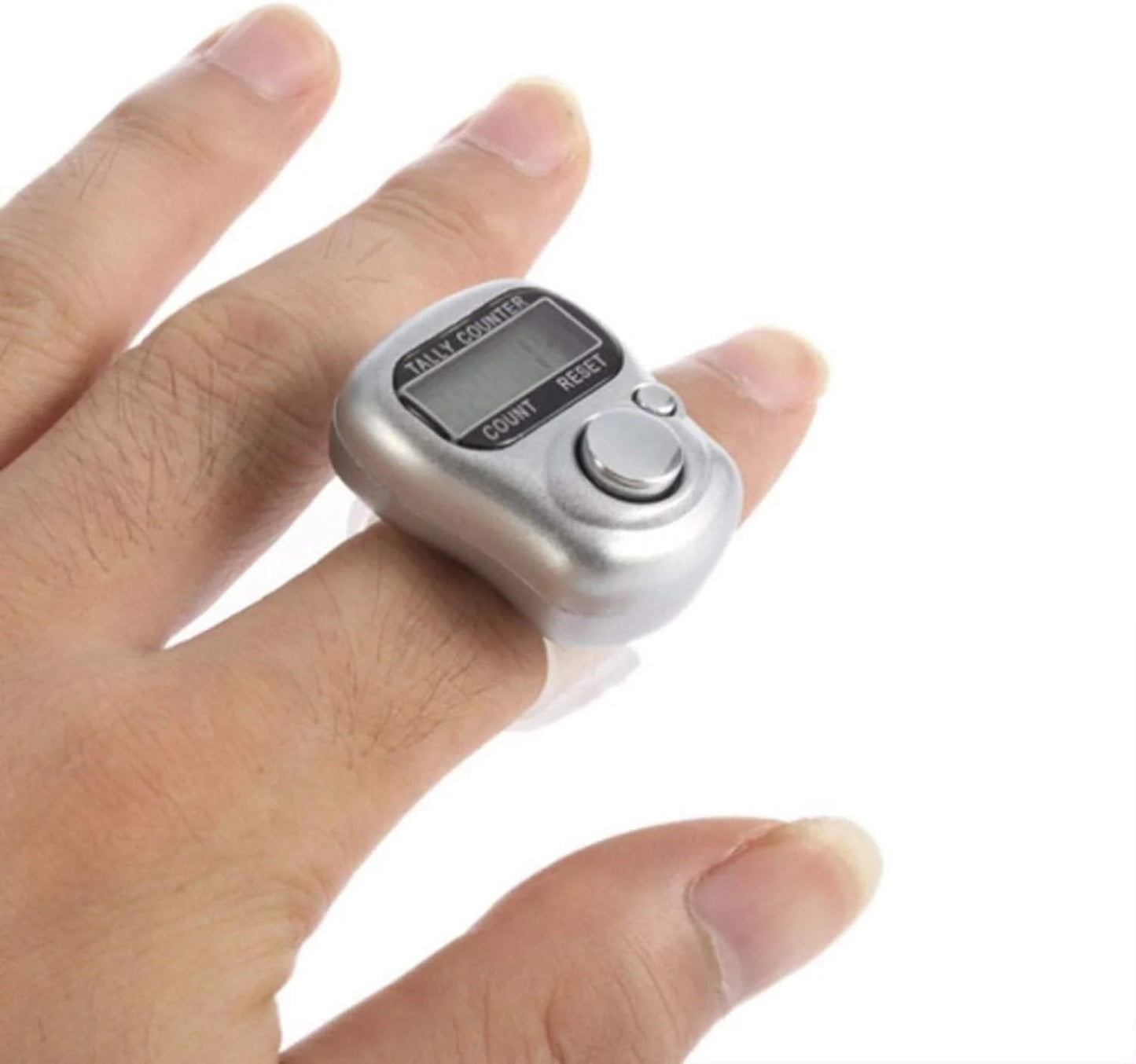 Digital Finger Tally Counter – Electronic Hand Click Counter with Adjustable Finger Ring | LCD Display for Prayer, Sports, Events & Inventory