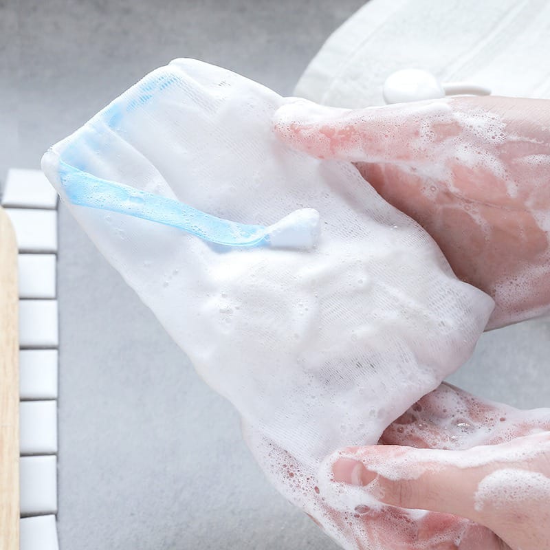 Reusable Soap Saver & Foaming Mesh Bag