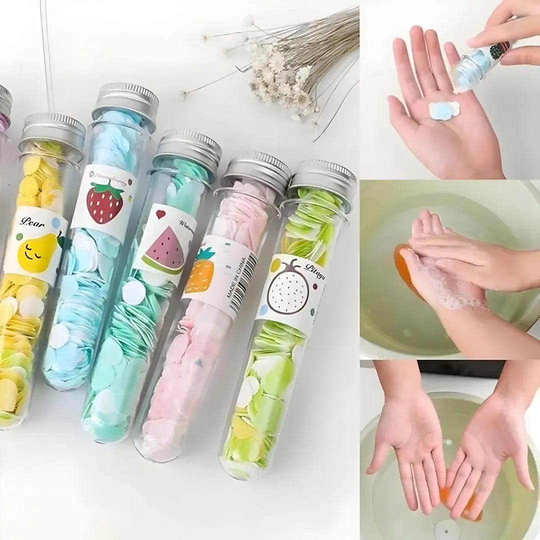 Colorful Bath Confetti – Heart & Flower Shaped Bath Fizzies for Relaxing Spa Bath