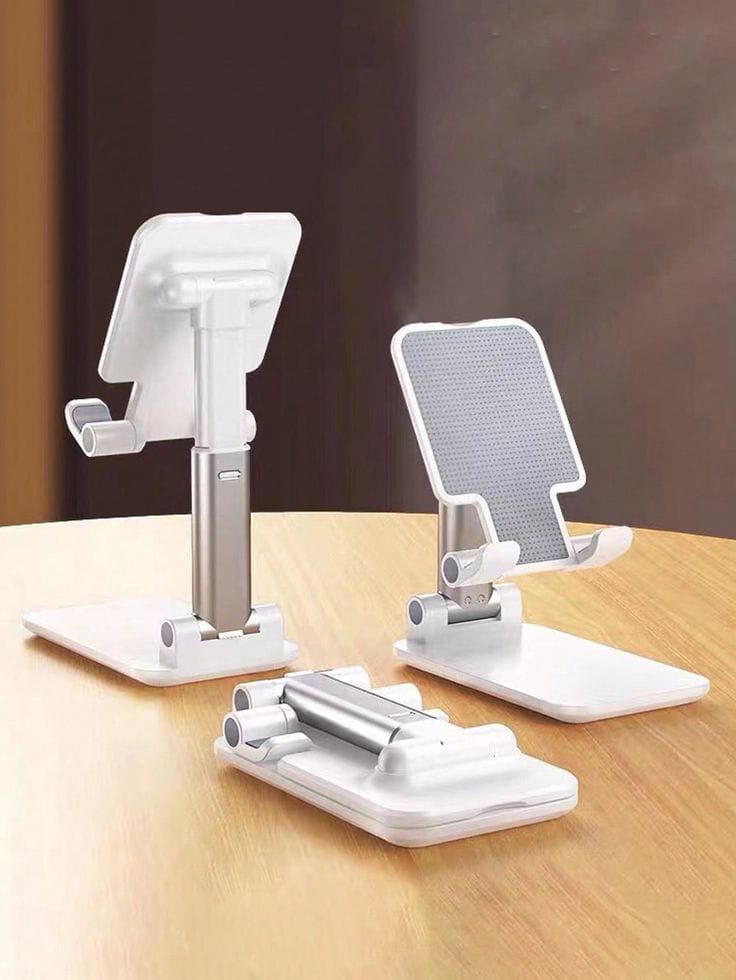 Adjustable Foldable Phone & Tablet Stand – Portable Desktop Holder for Smartphones and Tablets