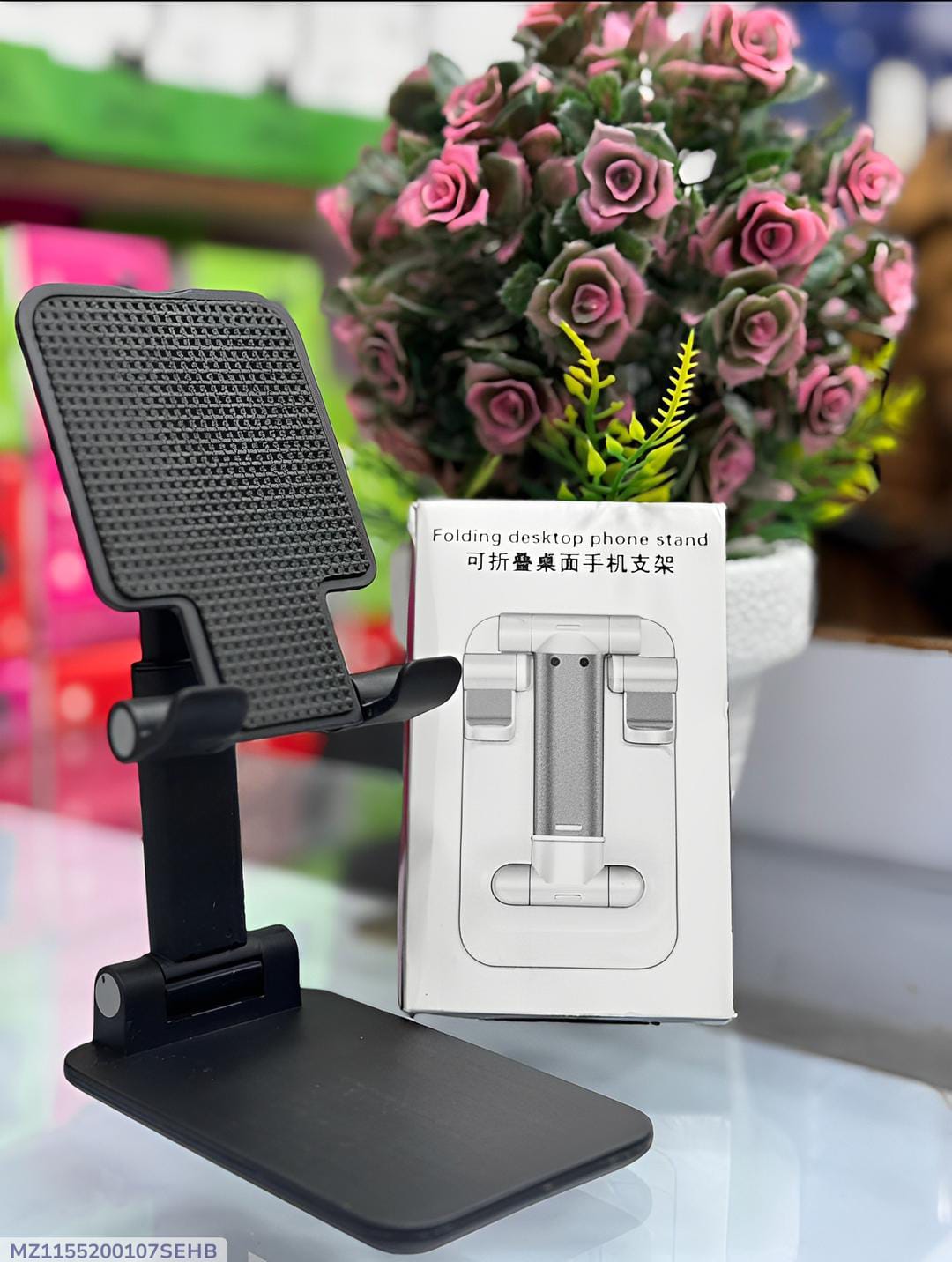 Adjustable Foldable Phone & Tablet Stand – Portable Desktop Holder for Smartphones and Tablets
