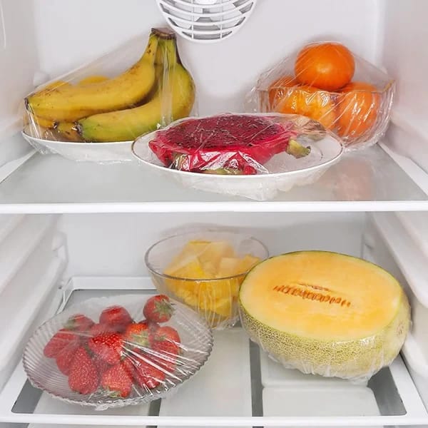 Reusable Food Storage Cover – Elastic Stretch Mesh Food Saver Cover for Fruits, Vegetables & Plates