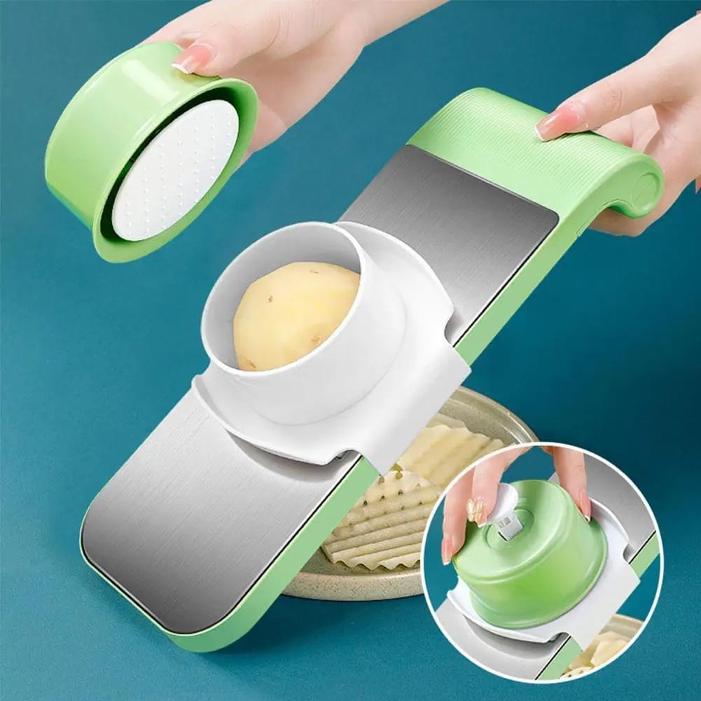 4-in-1 Vegetable Slicer & Grater – Multifunctional Mandoline Cutter for Kitchen Food Preparation