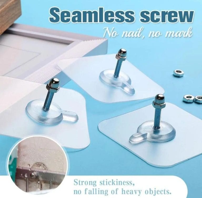 5 PEC No-Drill Adhesive Wall Hook – Heavy Duty Acrylic Towel, Robe & Bathroom Hanger