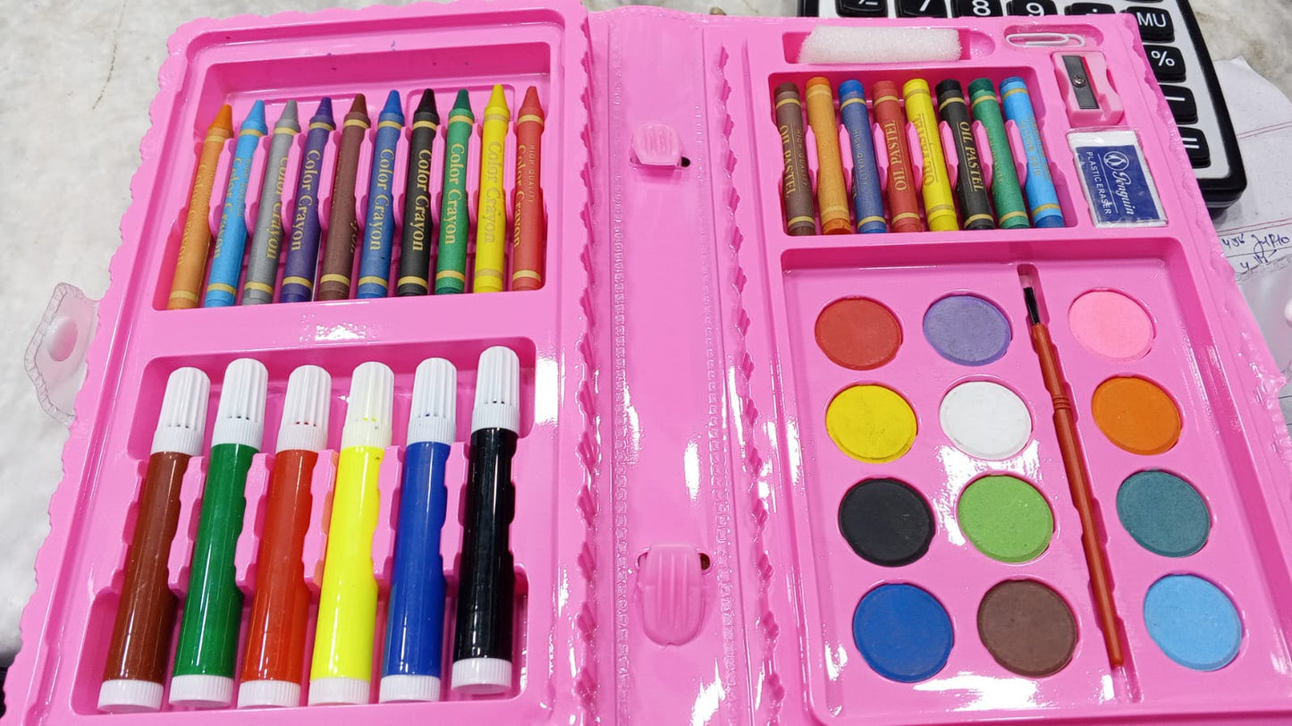 Kids Art & Craft Set – Complete Drawing, Coloring & Painting Kit for Children