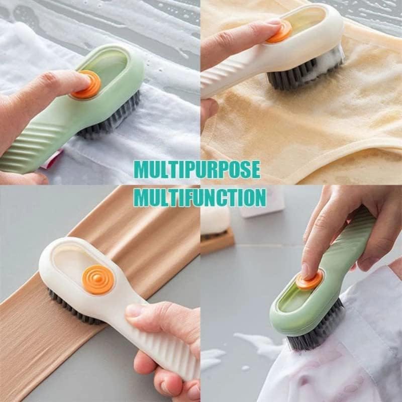 Multipurpose Cleaning Brush – Handheld Scrub Brush for Shoes, Clothes, Tiles & Kitchen