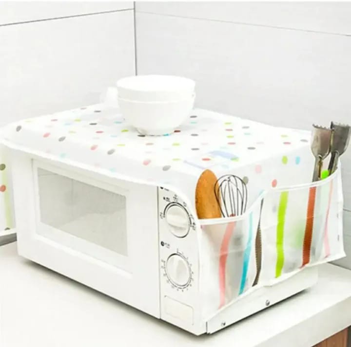 Microwave Oven Cover – Dustproof & Waterproof Protective Cover for Microwave Oven, 85×35cm