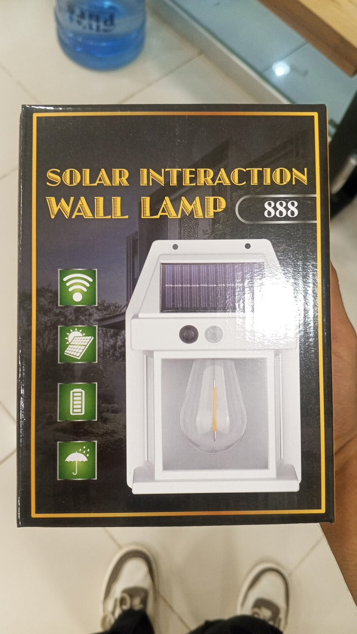 Solar Wall Light with Motion Sensor – Outdoor LED Security Lamp | Solar Powered Waterproof Garden & Patio Light