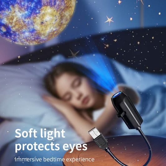 Smart Galaxy Starry Sky Projector with Moon