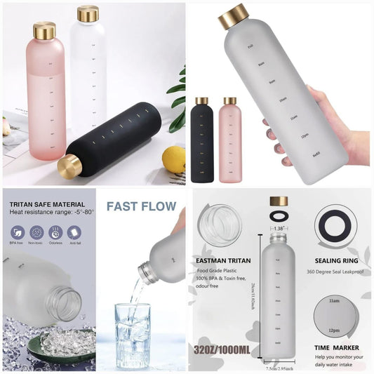 3-in-1 Portable Smart Hydrogen Water Generator Bottle with Continuous Facial Mist Spray & Universal Adapter