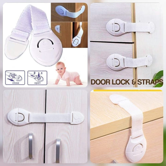 Adjustable Child Safety Cabinet Locks (Multi-Purpose Proofing Straps)