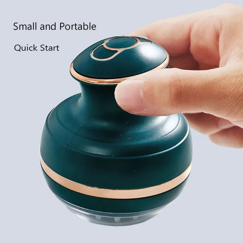 Electric Scalp & Body Massager with Interchangeable Massage Heads