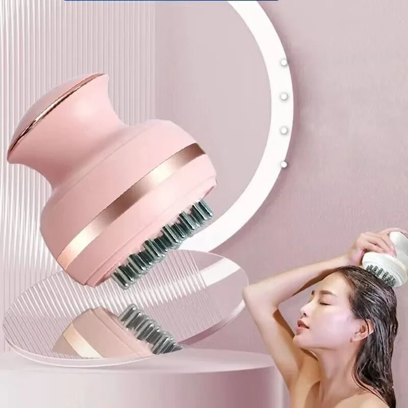 Electric Scalp & Body Massager with Interchangeable Massage Heads