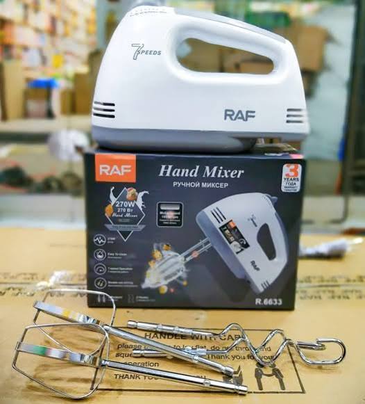 7-Speed Electric Hand Mixer – Lightweight Handheld Kitchen Whisk & Beater