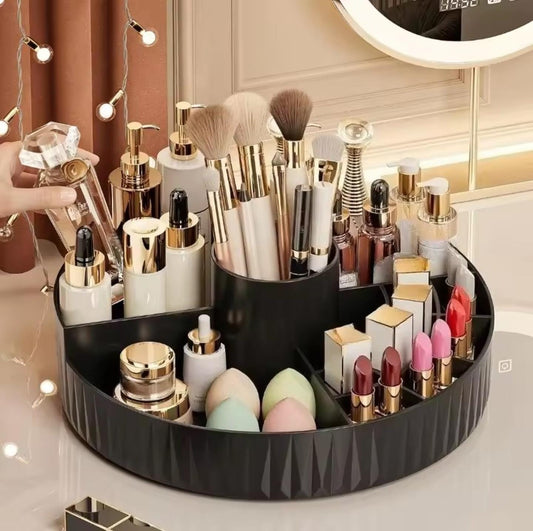 360° Rotating Makeup Organizer & Cosmetic Display Caddy